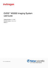 EVOS™ M3000 Bildgebungssystem Benutzerhandbuch